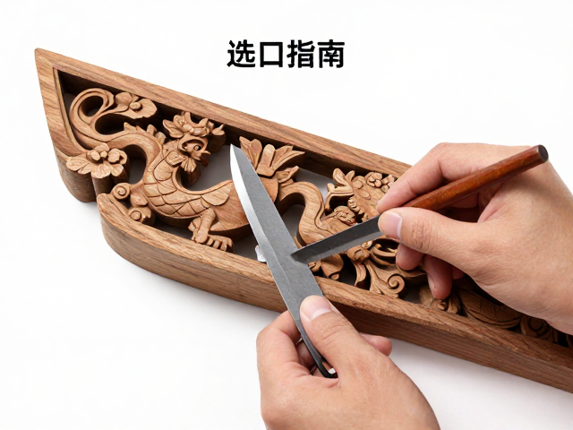 莆田木雕寺庙构件制作,平口刀技法详解与选材指南