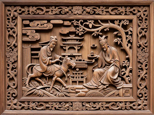 东阳木雕与徽州木雕对比,构图饱满的艺术魅力解析