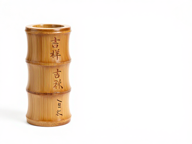 竹雕笔架分层雕刻吉祥文字,传统工艺与美好寓意解析