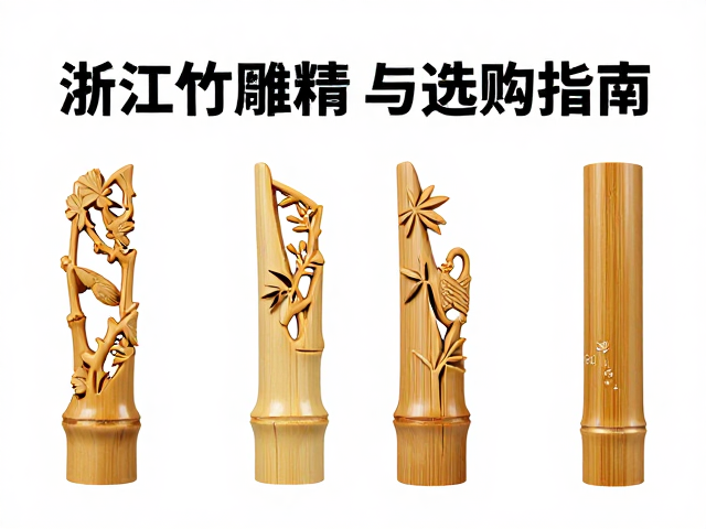 浙江竹雕小件文创礼品,花鸟竹雕精品推荐与选购指南
