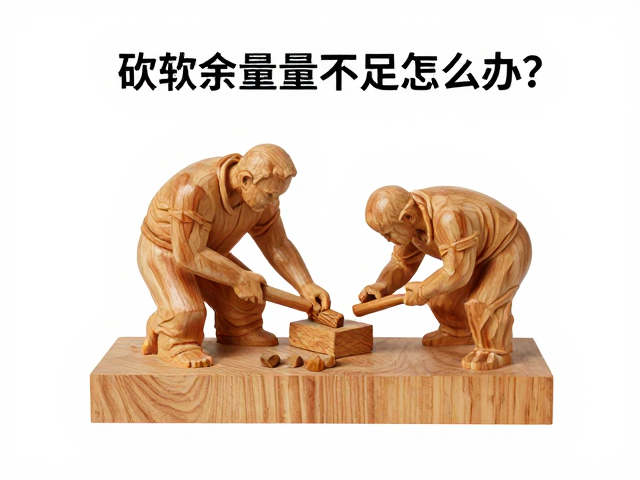 木雕摆件制作，砍削出形余量不足怎么办？高手避坑指南