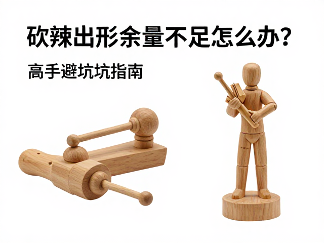 木雕摆件制作，砍削出形余量不足怎么办？高手避坑指南