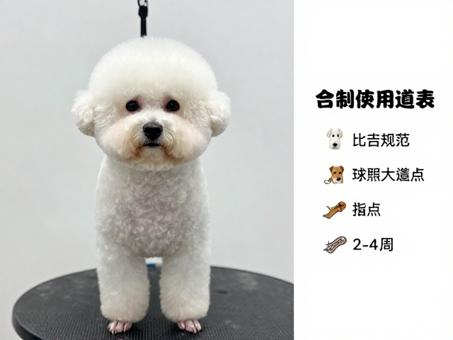 比熊球形头造型规范,梗犬系列要点,指甲2-4周修剪指南