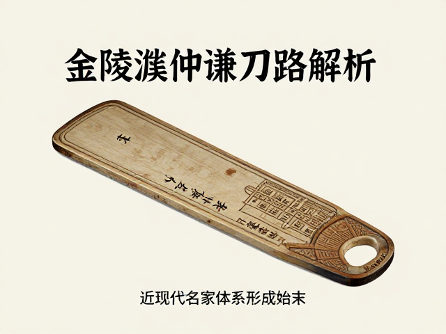金陵濮仲谦刀路解析,近现代名家体系形成始末