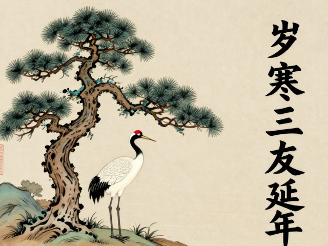 岁寒三友松鹤延年,宗祠祭祀文化寓意与风水讲究