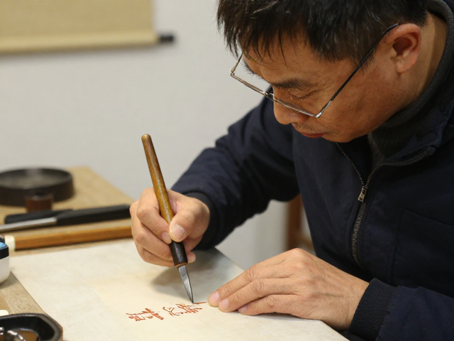 陆光正以刀代笔,嘉定三朱刻出非遗匠心与当代艺术张力