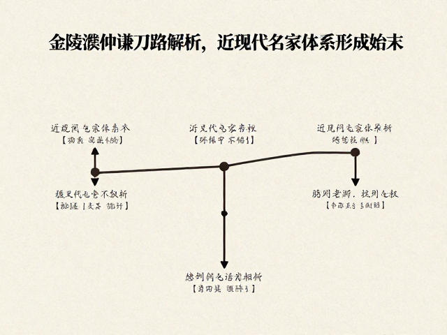 金陵濮仲谦刀路解析,近现代名家体系形成始末