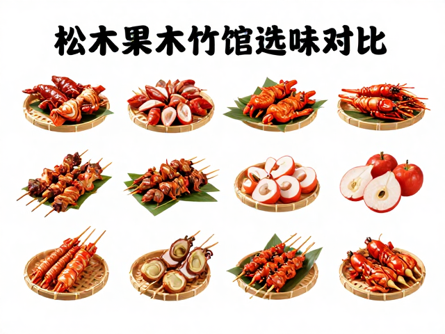 松木果木竹篾怎么选?2024熏烤食材风味对比与避坑指南