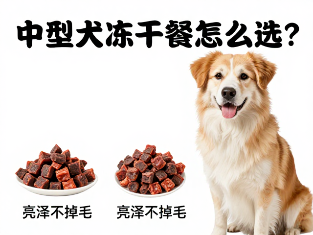中型犬冻干零食怎么选?内附皮毛护理秘籍,亮泽不掉毛