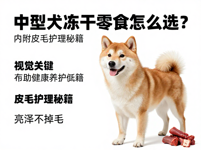针对中型犬皮毛健康的营养搭配策略