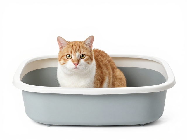 短毛猫猫砂盆放哪?目标棒训练法让猫咪定点如厕超简单