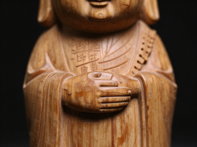 木雕摆件手工痕迹鲜明,了解作者工艺背景更懂价值