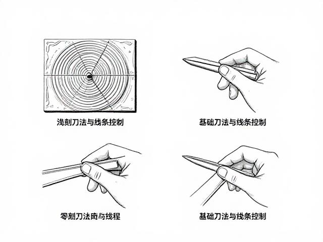 浅刻、浮雕、线刻入门教程,零基础掌握雕刻技法,附详细步骤与避坑指南