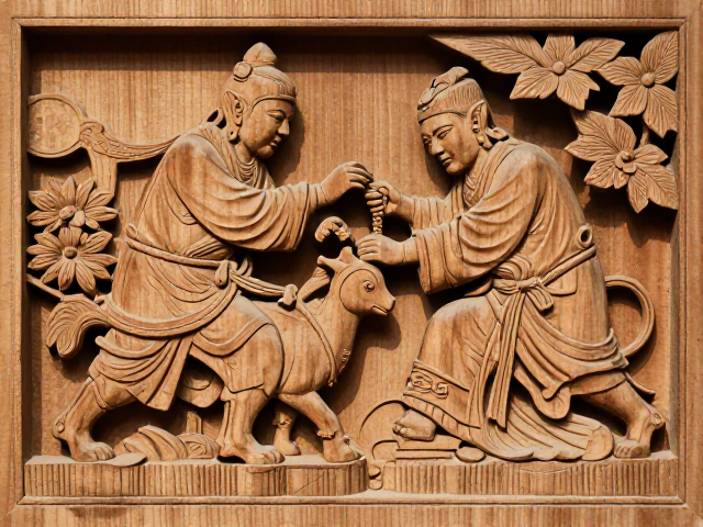 东阳木雕阴刻构图设计,解析传统技法与视觉美感