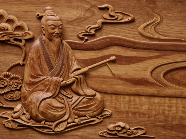 道家思想入画,书画入雕木之温润厚重,探寻非遗艺术之美