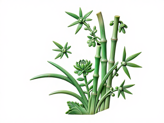 梅兰竹菊留青竹刻,从祖先崇拜看非遗文化传承