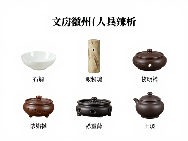安徽徽州文人案头陈设,明清文房雅玩鉴赏与收藏指南