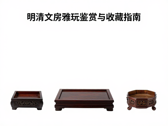 安徽徽州文人案头陈设,明清文房雅玩鉴赏与收藏指南