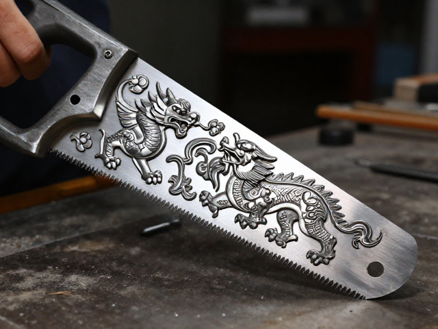 广东潮州手锯瑞兽纹,精工工艺与传统文化的完美融合