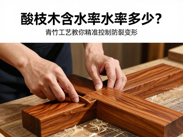 酸枝木含水率多少？青竹工艺教你精准控制防裂变形