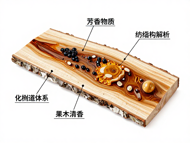 桦木树脂道结构解析，如何赋予木材独特果木清香