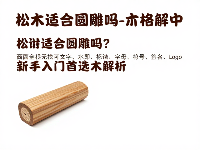 松木适合圆雕吗?价格适中,新手入门首选木材解析