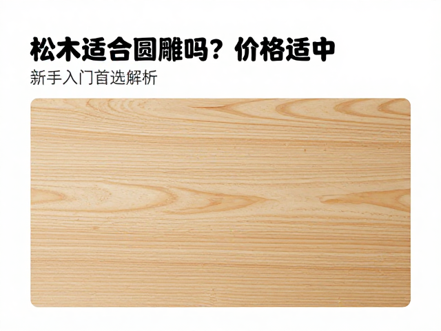 松木适合圆雕吗?价格适中,新手入门首选木材解析