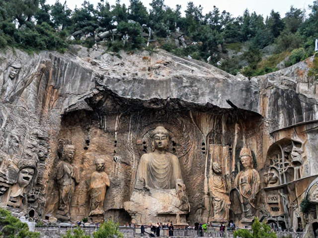 达摩线刻山水风景,古韵意境与SEO优化解析