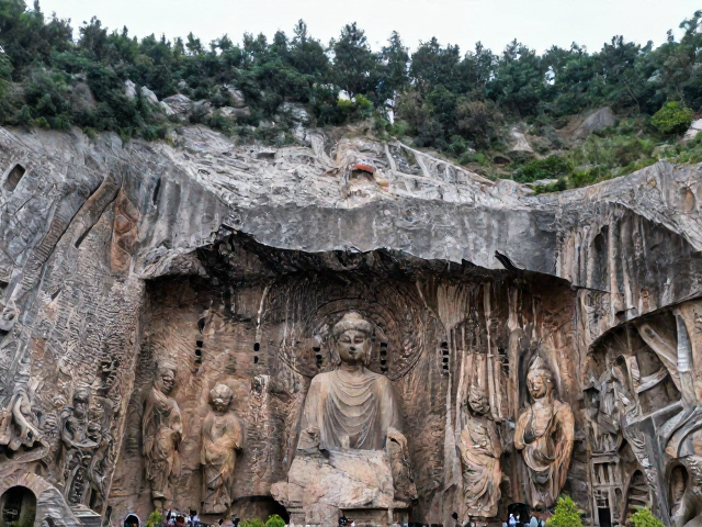 达摩线刻山水风景,古韵意境与SEO优化解析