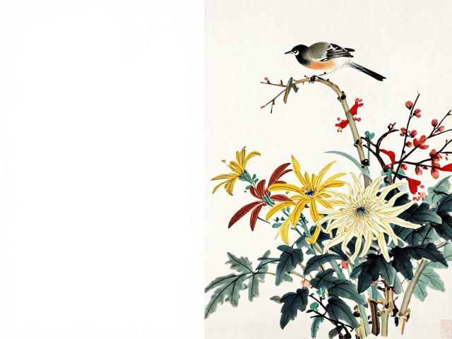 八仙贺寿梅兰竹菊花鸟画寓意解析,传统题材风水与收藏价值指南