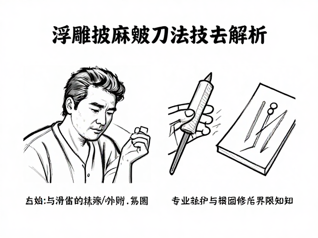 浮雕披麻皴刀法技法解析及定期除尘保养指南