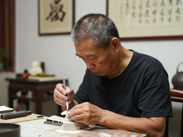 潮州名家因材施艺,人物神态传神,尽显匠心
