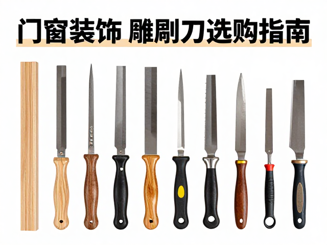 门窗装饰构件雕刻刀选购指南,圆雕工艺与工具搭配全解析