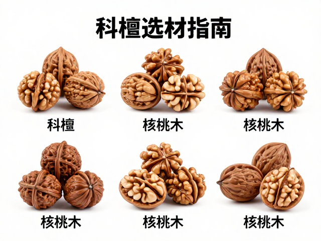 科檀、核桃木适合摆件立体雕刻吗?果木类选材指南