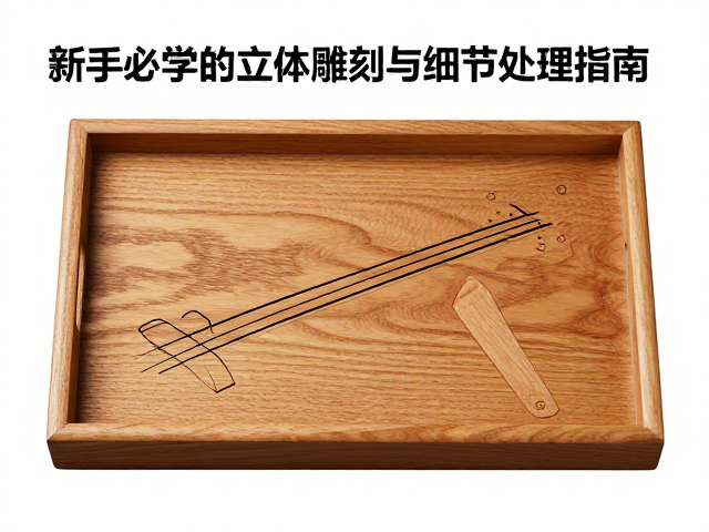 木雕茶盘阴刻走刀技法,新手必学的立体雕刻与细节处理指南