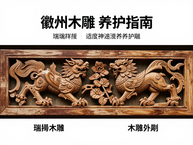 徽州木雕保养,瑞兽祥禽寓意与适度湿度养护指南