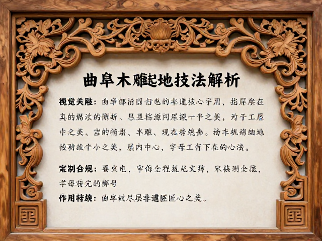 曲阜木雕起地技法解析,层次丰富,尽显非遗匠心之美