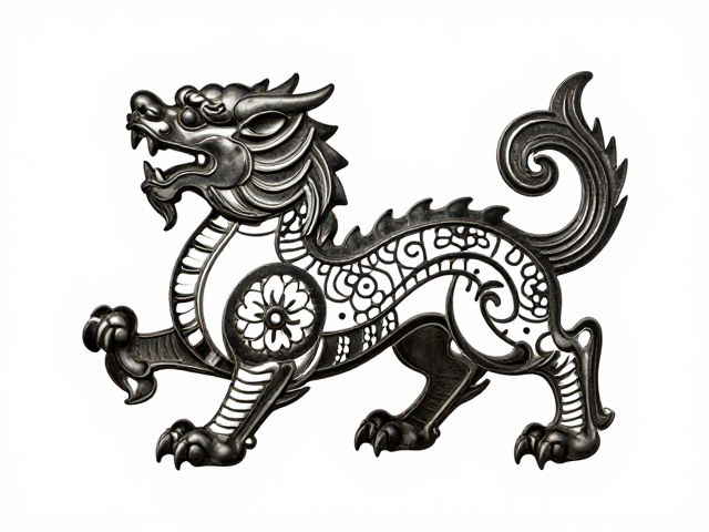 瑞兽透雕复刻,传统题材匠心之作,揭秘非遗工艺之美