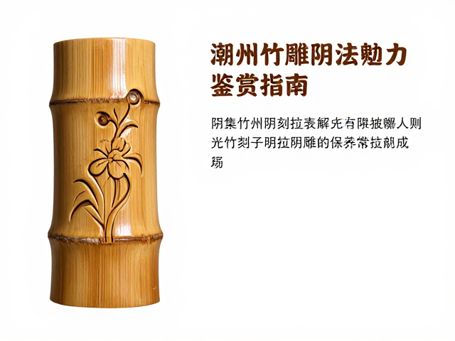 潮州竹雕阴刻技法解析,竹根雕的艺术魅力与鉴赏指南