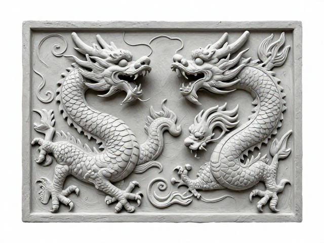 龙凤瑞兽浮雕起稿打样技巧,传统工艺与现代审美的融合之道