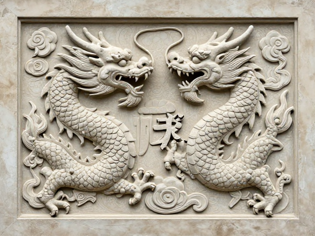 龙凤瑞兽浮雕起稿打样技巧,传统工艺与现代审美的融合之道