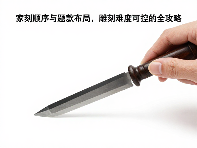 篆刻刀法顺序与题款布局,雕刻难度可控的全攻略