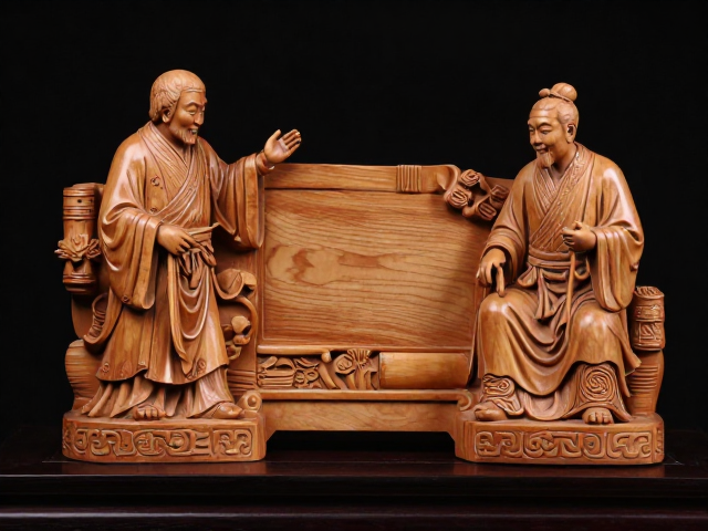 嘉定三朱非遗大师樟木雕，具纪念价值的传世臻品