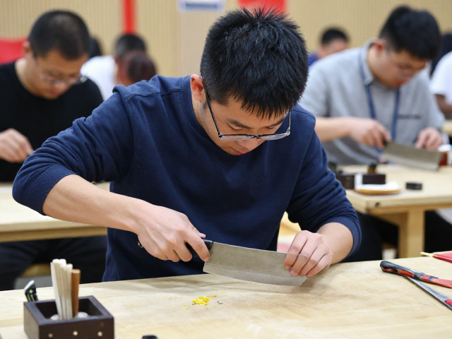 圆口刀技艺大赛,数字影像记录非遗匠心全过程