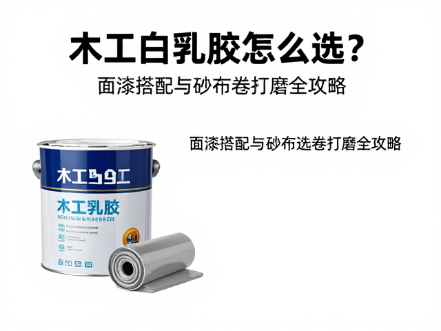 木工白乳胶怎么选?面漆搭配与砂布卷打磨全攻略