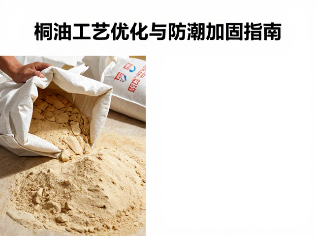 桐油与袋装木粉处理坯料拼接,传统工艺优化与防潮加固指南