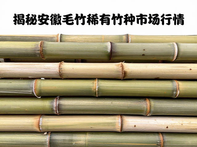 梅鹿竹老料价格高?揭秘安徽毛竹稀有竹种市场行情