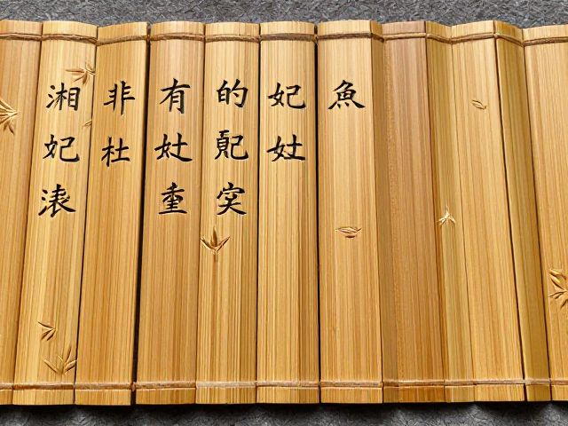 湘妃竹竹简刻字与竹筒浅浮雕工艺,传承非遗文化之美