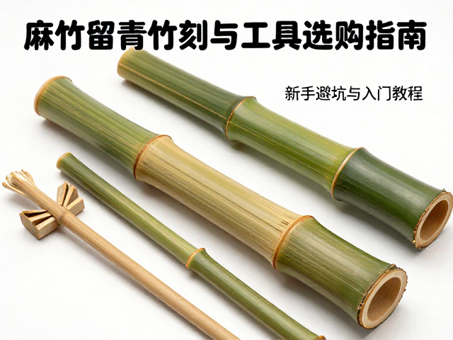 麻竹留青竹刻原材料与工具选购指南,新手避坑与入门教程