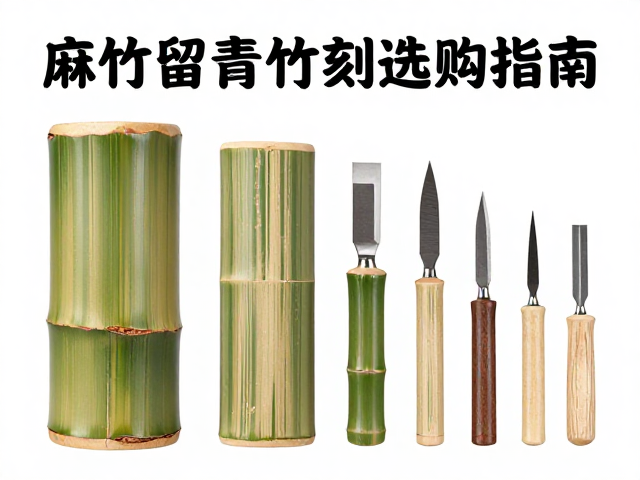 麻竹留青竹刻原材料与工具选购指南,新手避坑与入门教程
